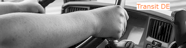 Lkw-Fahrer im Transit Deutschland