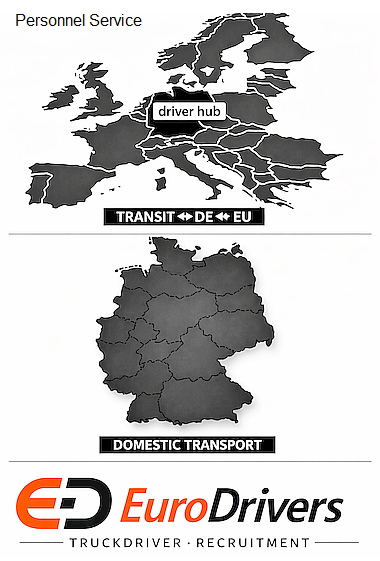 Lkwfahrer finden in Deutschland – Rekrutierung von Berufskraftfahrern für nationale und internationale Transporte